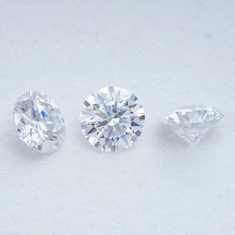 Round GRA Certified Loose Moissanite price